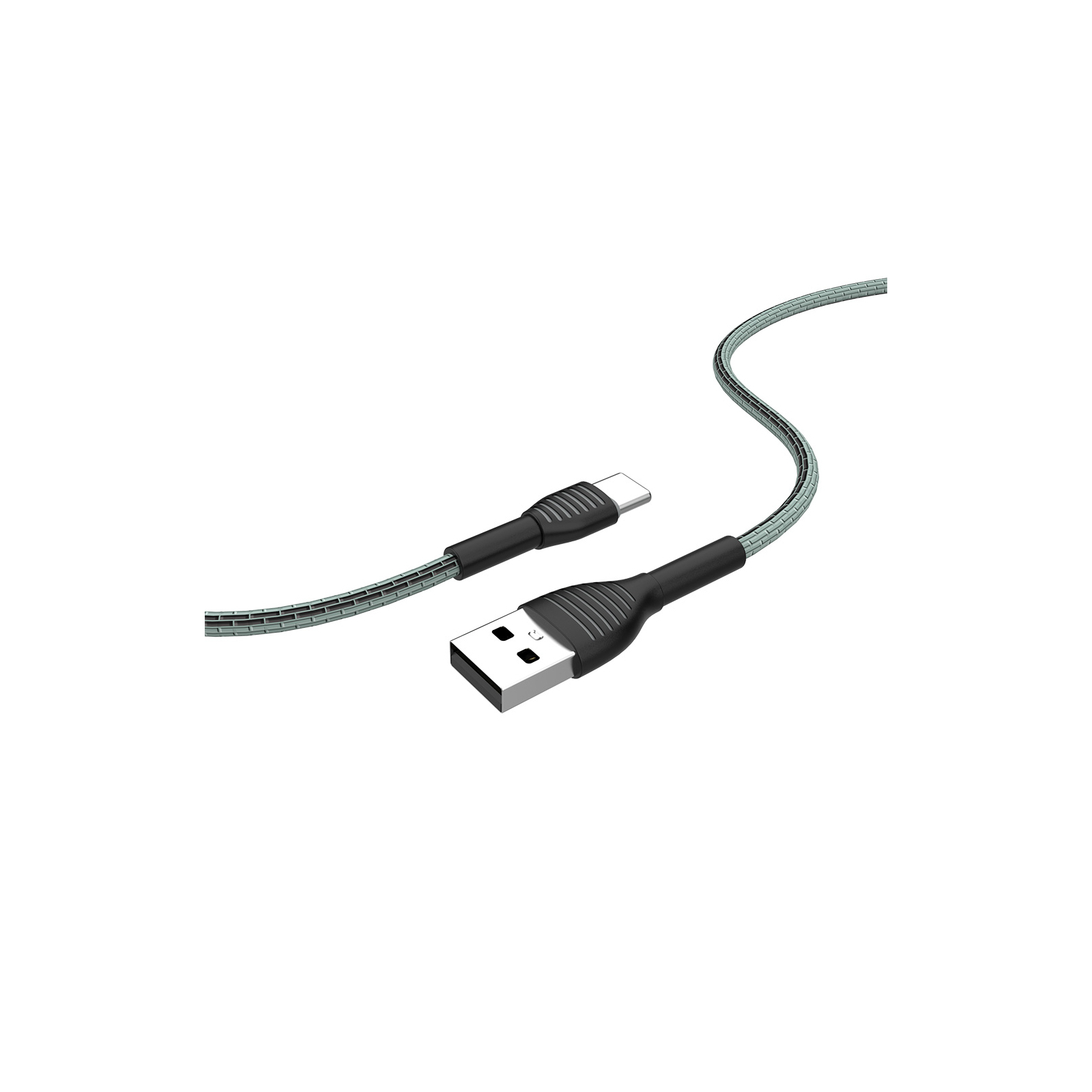 Дата кабель USB 2.0 AM to Type-C 1.0m ColorWay (CW-CBUC041-GR) зображення 6