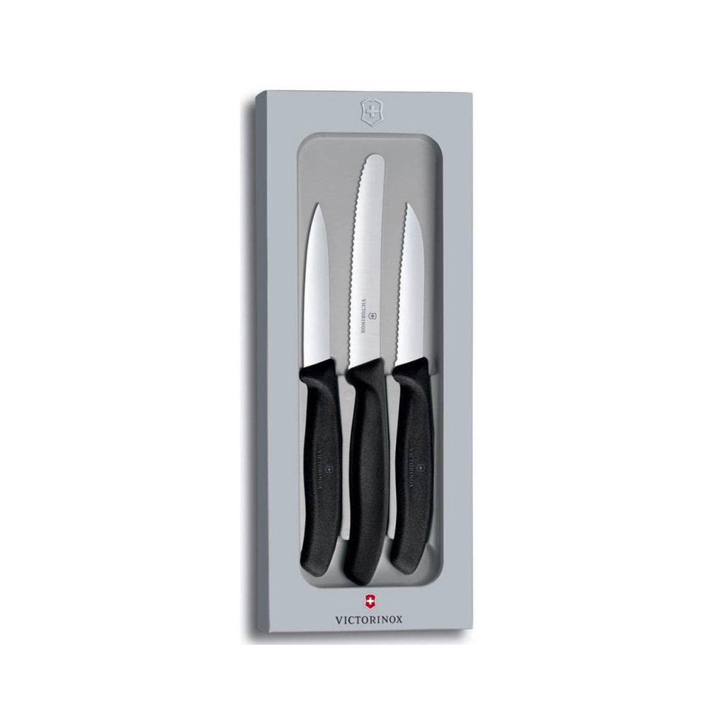 Набор ножей Victorinox SwissClassic Paring Set 3 шт Black (6.7113.3G) изображение 2