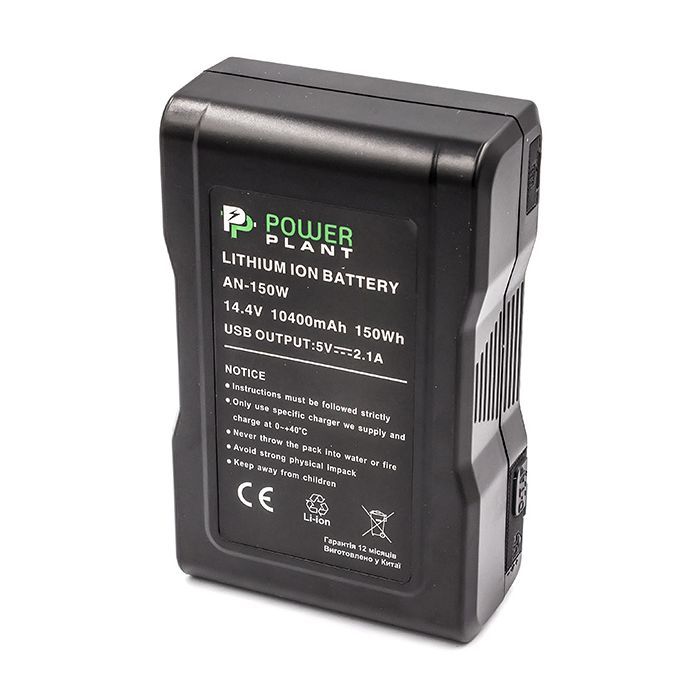 Аккумулятор к фото/видео PowerPlant Gold mount Sony AN-150W 10400mAh (CB970216)