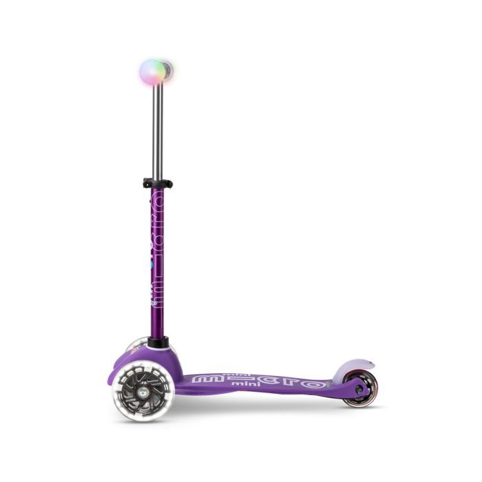 Самокат Micro Mini Deluxe Magic Purple LED (MMD129) изображение 2