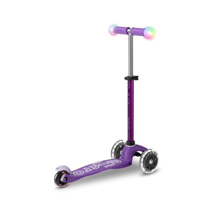 Самокат Micro Mini Deluxe Magic Purple LED (MMD129) изображение 3