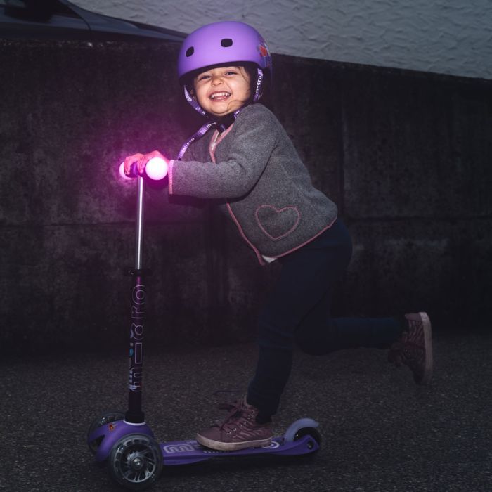 Самокат Micro Mini Deluxe Magic Purple LED (MMD129) изображение 8