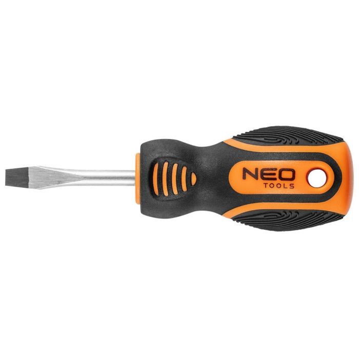 Отвертка Neo Tools шлицевая 5.5x38 мм, CrV (04-173)