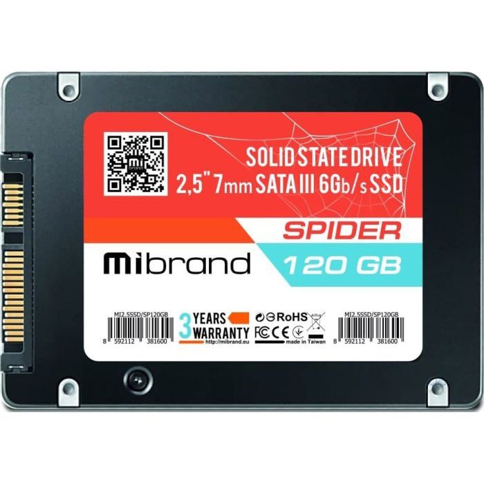 Накопитель SSD 2.5" 120GB Mibrand (MI2.5SSD/SP120GB)