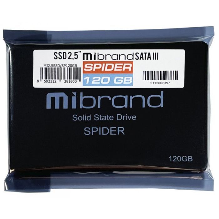 Накопитель SSD 2.5" 120GB Mibrand (MI2.5SSD/SP120GB) изображение 3