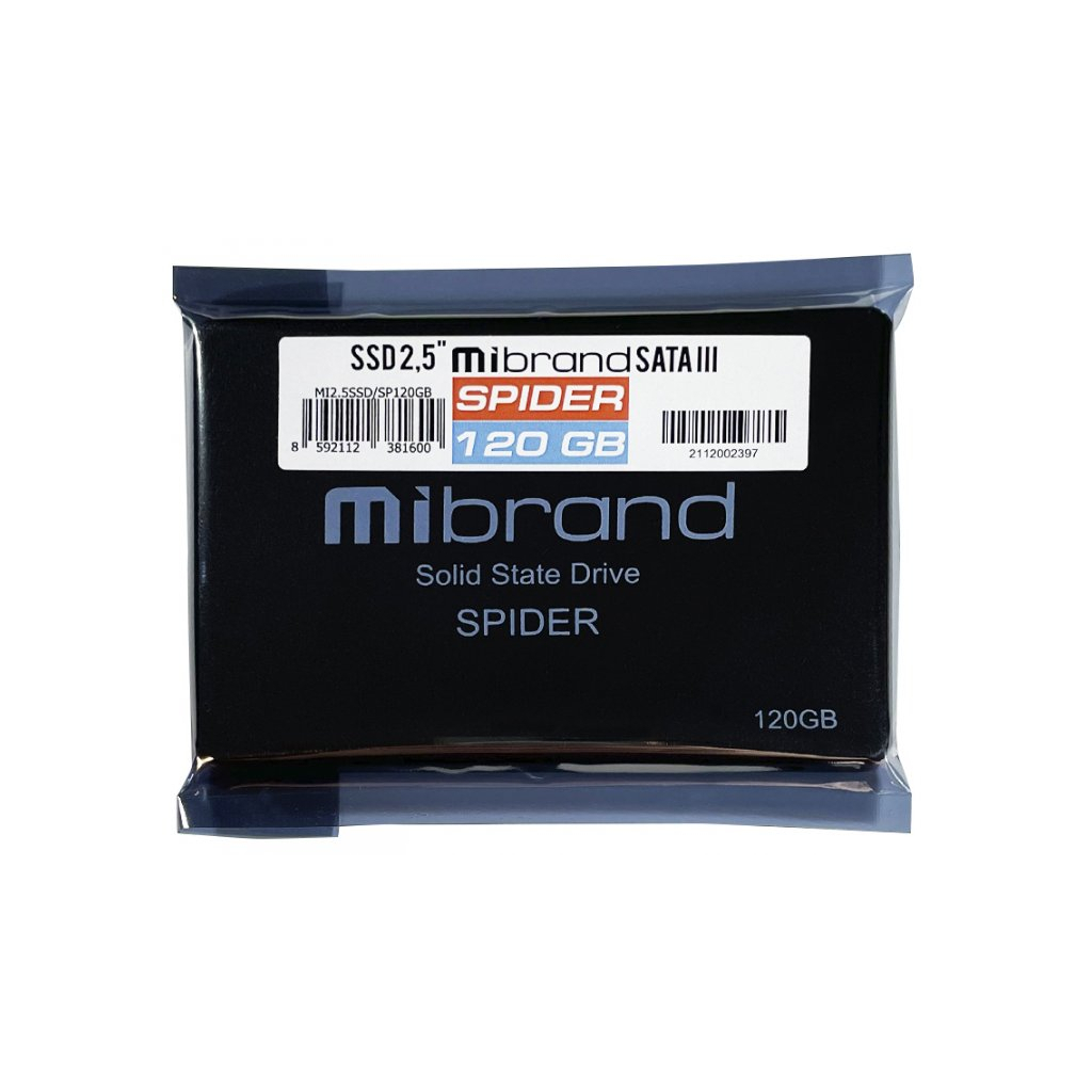 Накопичувач SSD 2.5" 120GB Mibrand (MI2.5SSD/SP120GB) зображення 3