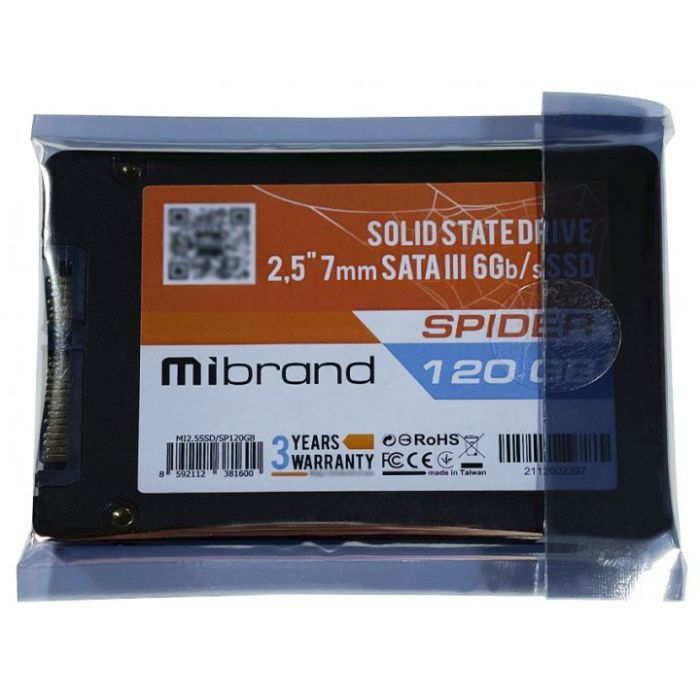 Накопитель SSD 2.5" 120GB Mibrand (MI2.5SSD/SP120GB) изображение 4