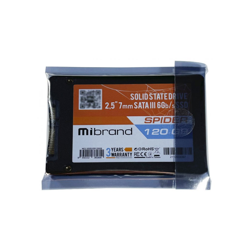Накопичувач SSD 2.5" 480GB Mibrand (MI2.5SSD/SP480GB) зображення 4