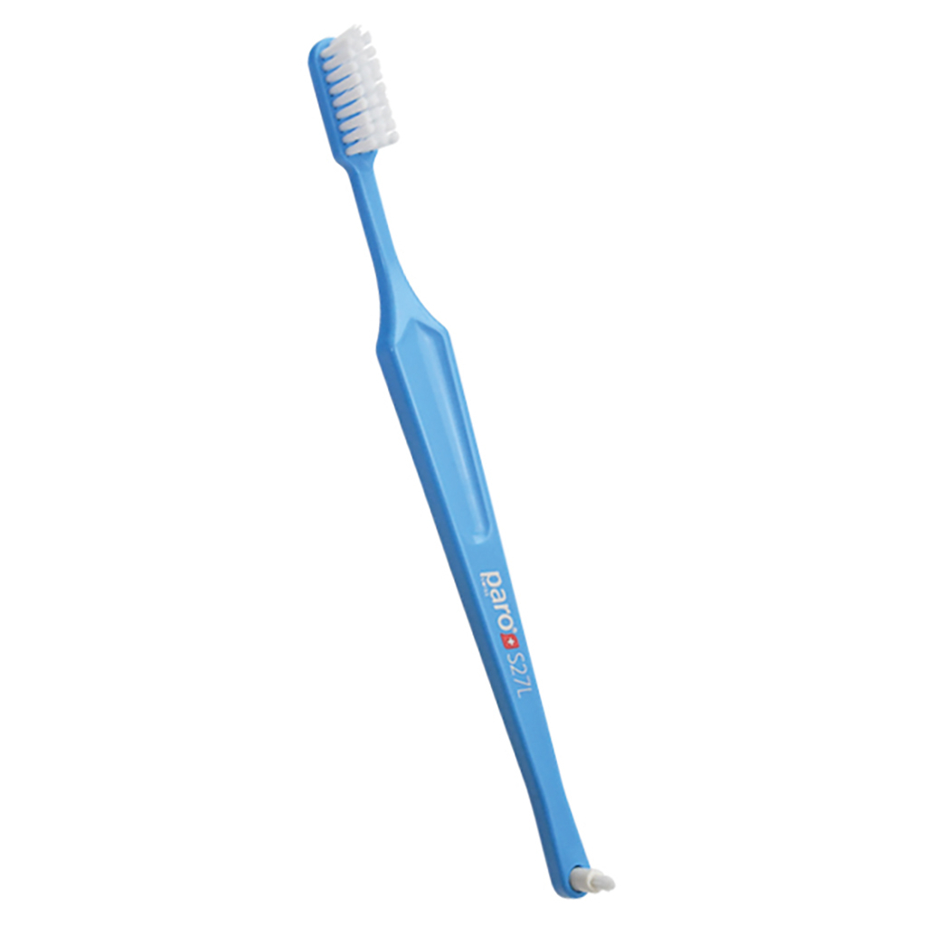 Зубная щетка Paro Swiss S27L мягкая голубая (7610458007396-blue)