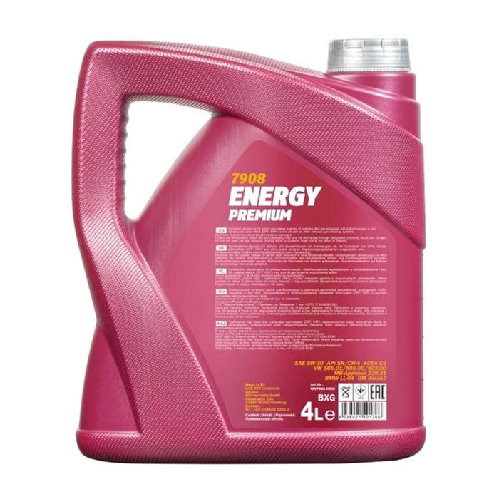 Моторное масло Mannol ENERGY PREMIUM 4л 5W-30 (MN7908-4) изображение 2