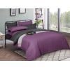 Постільна білизна MirSon Satin Stripe 30-0009+ 30-0012Violetta 160х220 Сімейний (2200005258125)