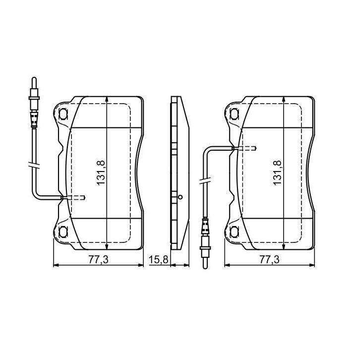 Гальмівні колодки Bosch 0 986 424 738 зображення 5
