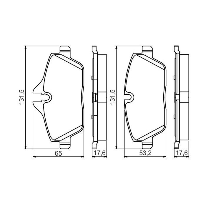 Гальмівні колодки Bosch 0 986 495 251 зображення 5