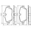 Гальмівні колодки Bosch 0 986 495 251 зображення 5