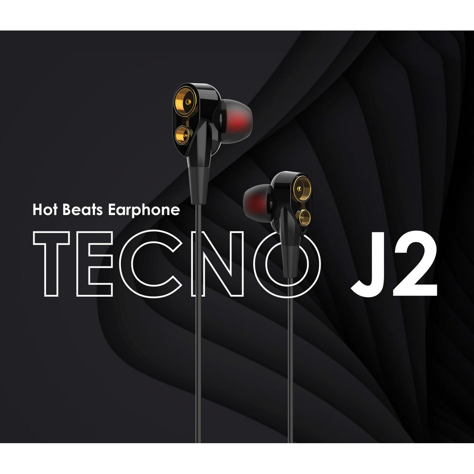 Навушники Tecno Hot beats J2 (4895180748967) зображення 10