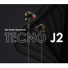 Навушники Tecno Hot beats J2 (4895180748967) зображення 10