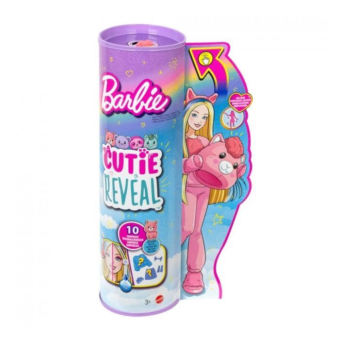 Кукла Barbie "Cutie Reveal" – забавная лама (HJL60) изображение 7