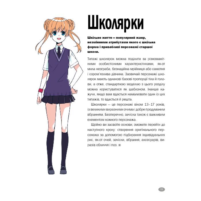 Книга Як малювати аніме. Вчимося малювати оригінальних персонажів за простими шаблонами - К. Гарт BookChef (9786175480403) зображення 8