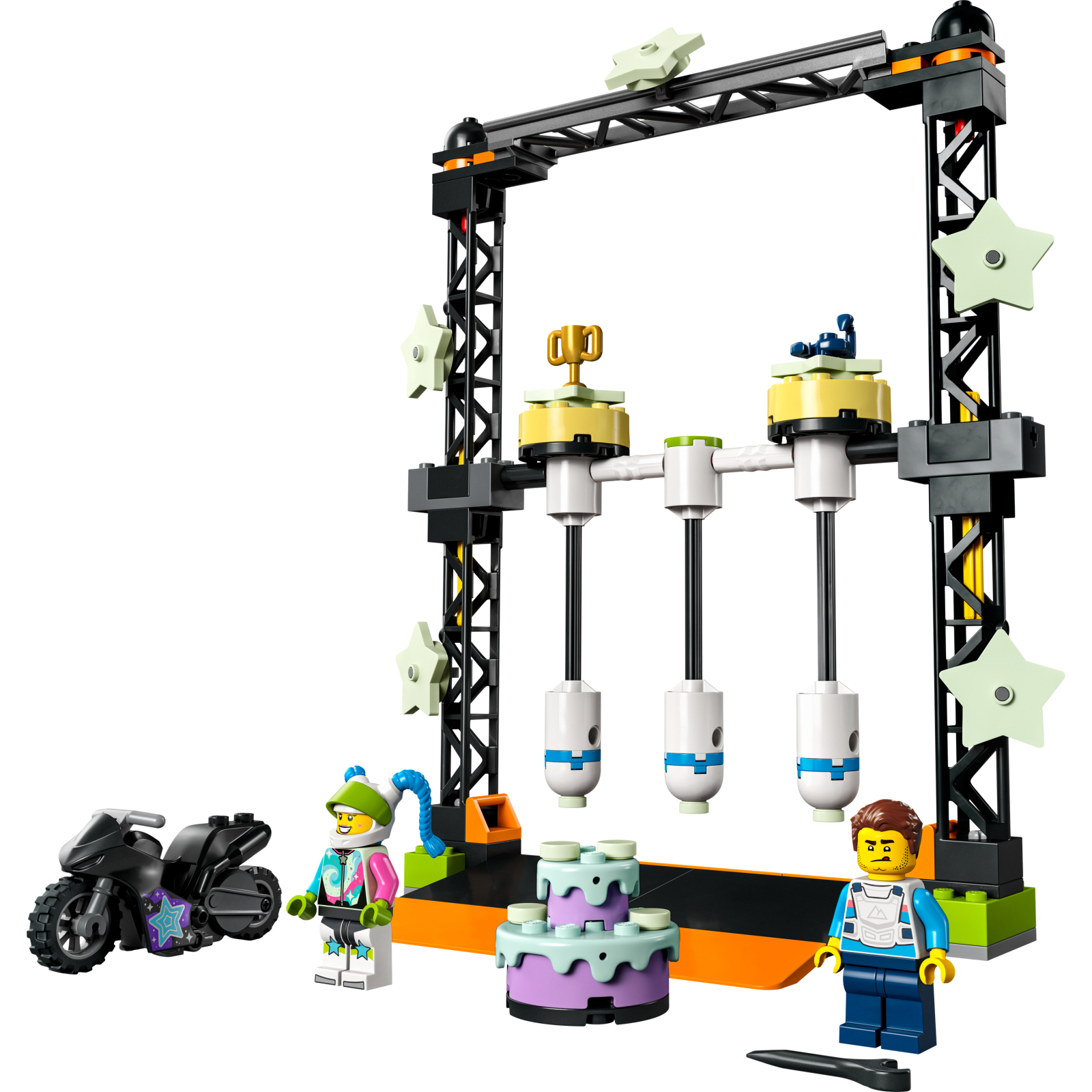 Конструктор LEGO City Stuntz Каскадерське завдання «Нокдаун» 117 деталей (60341) зображення 9