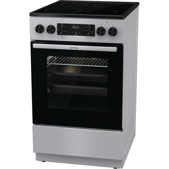Плита Gorenje GEC5C41SG електрична склокерамічна, 70л, 50x60см, дисплей, прог (GEC5C41SG) изображение 3