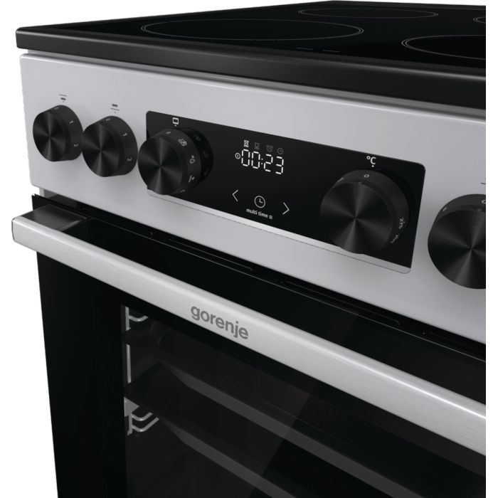 Плита Gorenje GEC5C41SG електрична склокерамічна, 70л, 50x60см, дисплей, прог (GEC5C41SG) изображение 4