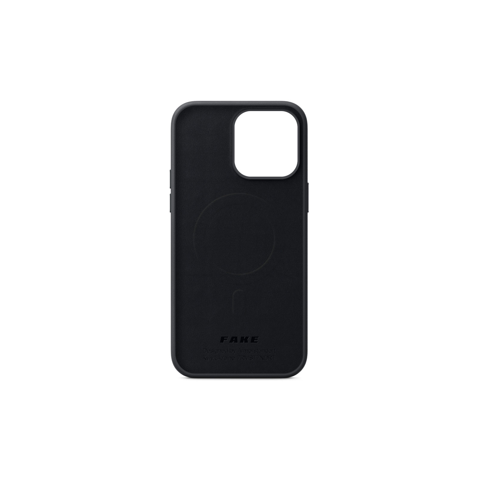 Чехол для мобильного телефона Armorstandart FAKE Leather Case Apple iPhone 14 Pro Max Black (ARM64400) изображение 2