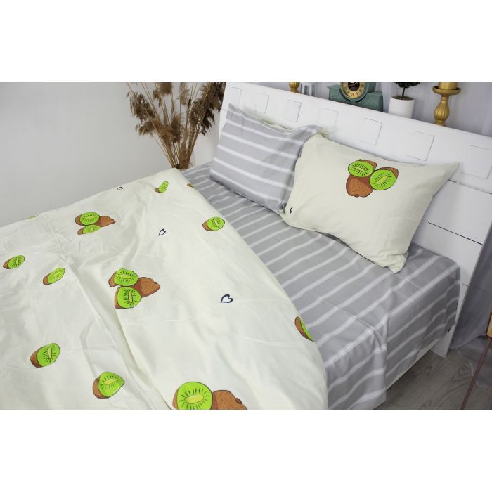 Простынь MirSon Сатин Premium 22-1175 Mississippi 150x220 см (2200002123853) изображение 2
