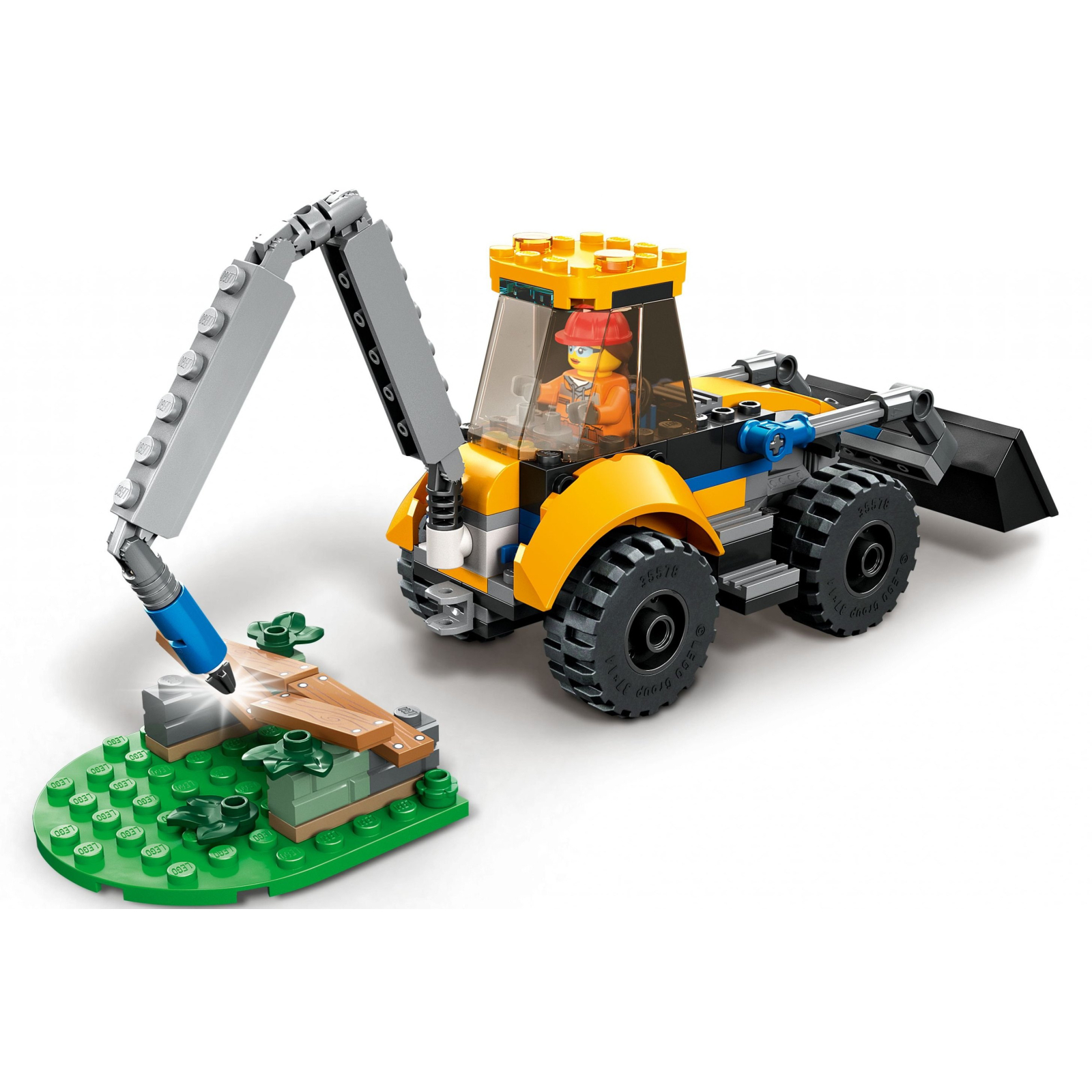 Конструктор LEGO City Экскаватор 148 деталей (60385) изображение 5