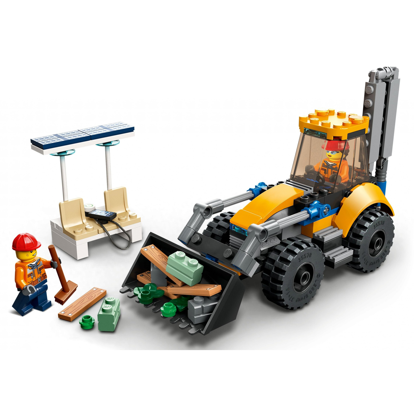 Конструктор LEGO City Экскаватор 148 деталей (60385) изображение 6