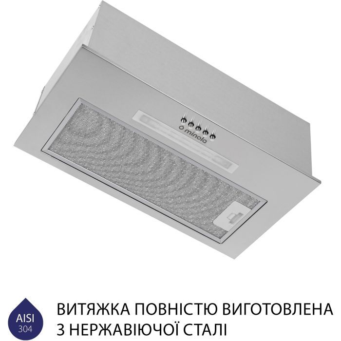 Витяжка кухонна Minola HBI 5323 I 800 LED зображення 4