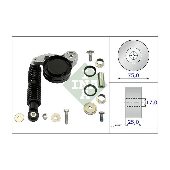 Натягувач ременя з роликом INA 533 0118 10