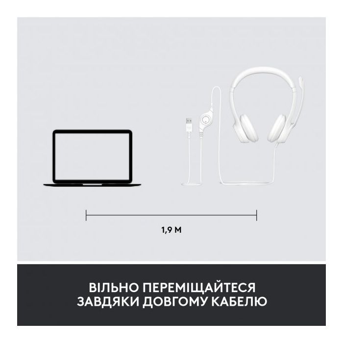 Наушники Logitech H390 (981-000406) изображение 8