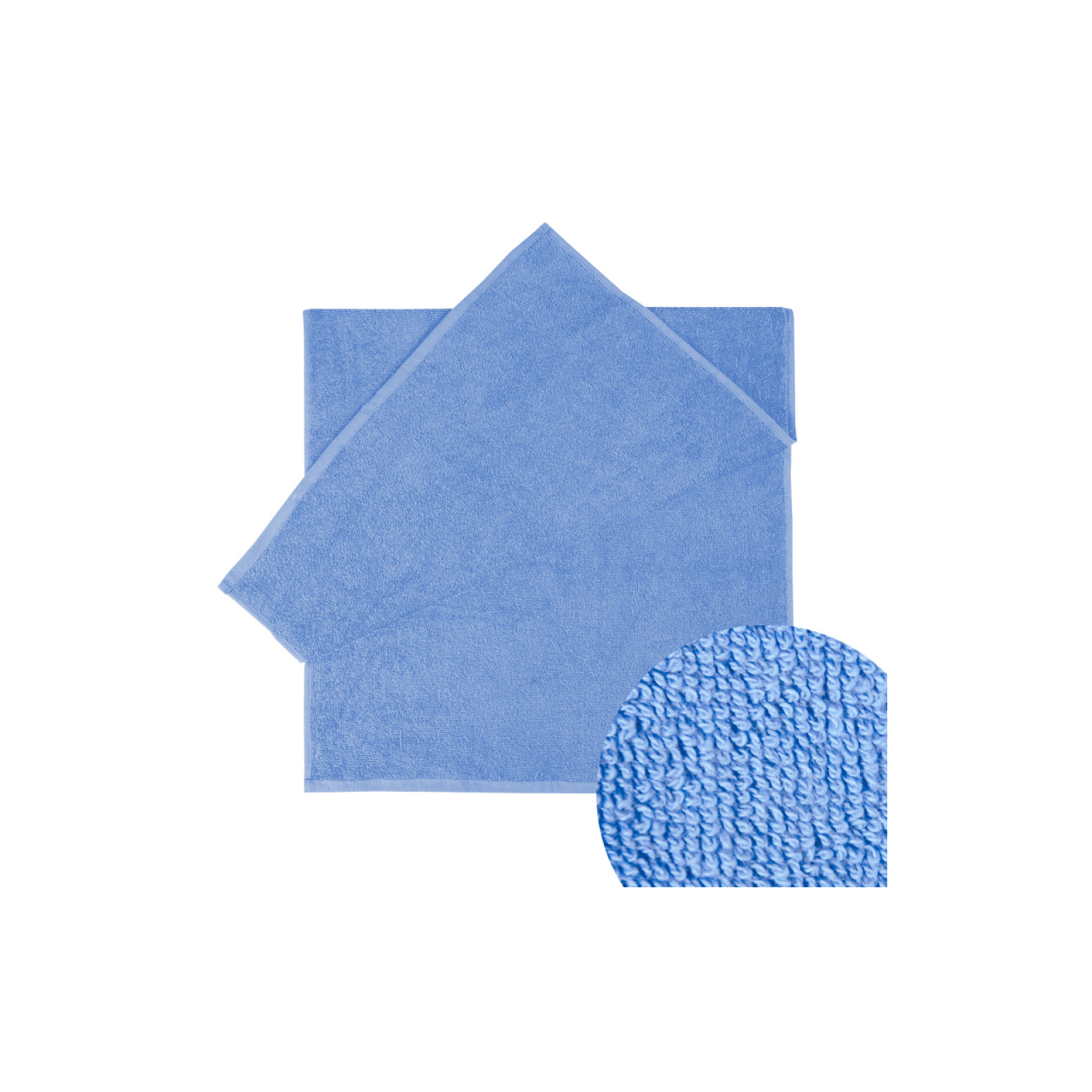 Полотенце Ярослав махровое ЯР-500 темно голубой 40х70 см (37740)