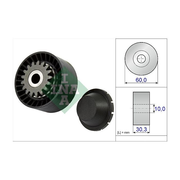 Ролик натяжителя ремня INA 531 0811 10