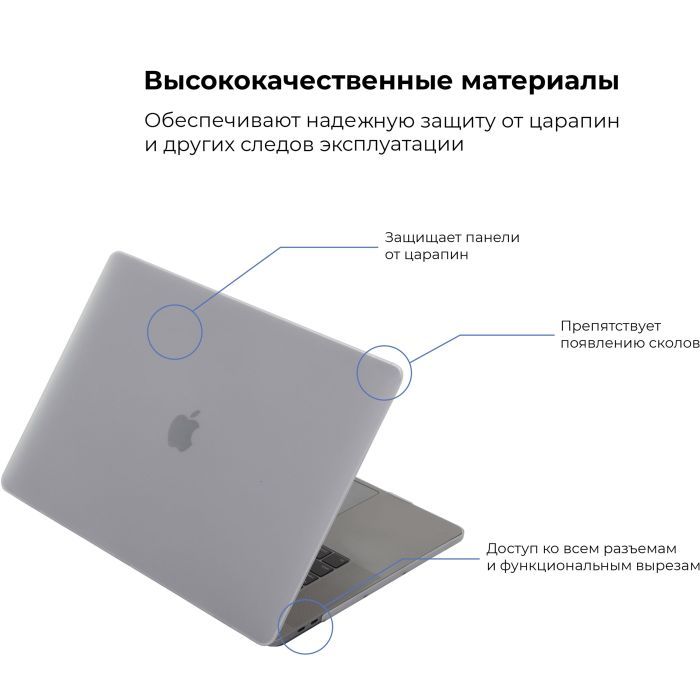 Чехол для ноутбука Armorstandart 13.3" MacBook Pro 2020 (A2289/A2251) Matte Shell (ARM57239) изображение 2