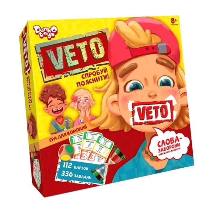 Настольная игра Danko Toys Вето (Veto), украинский (VETO-01-01U)