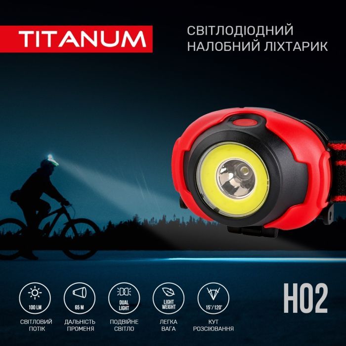 Ліхтар TITANUM 100Lm 6500K (TLF-H02) зображення 3