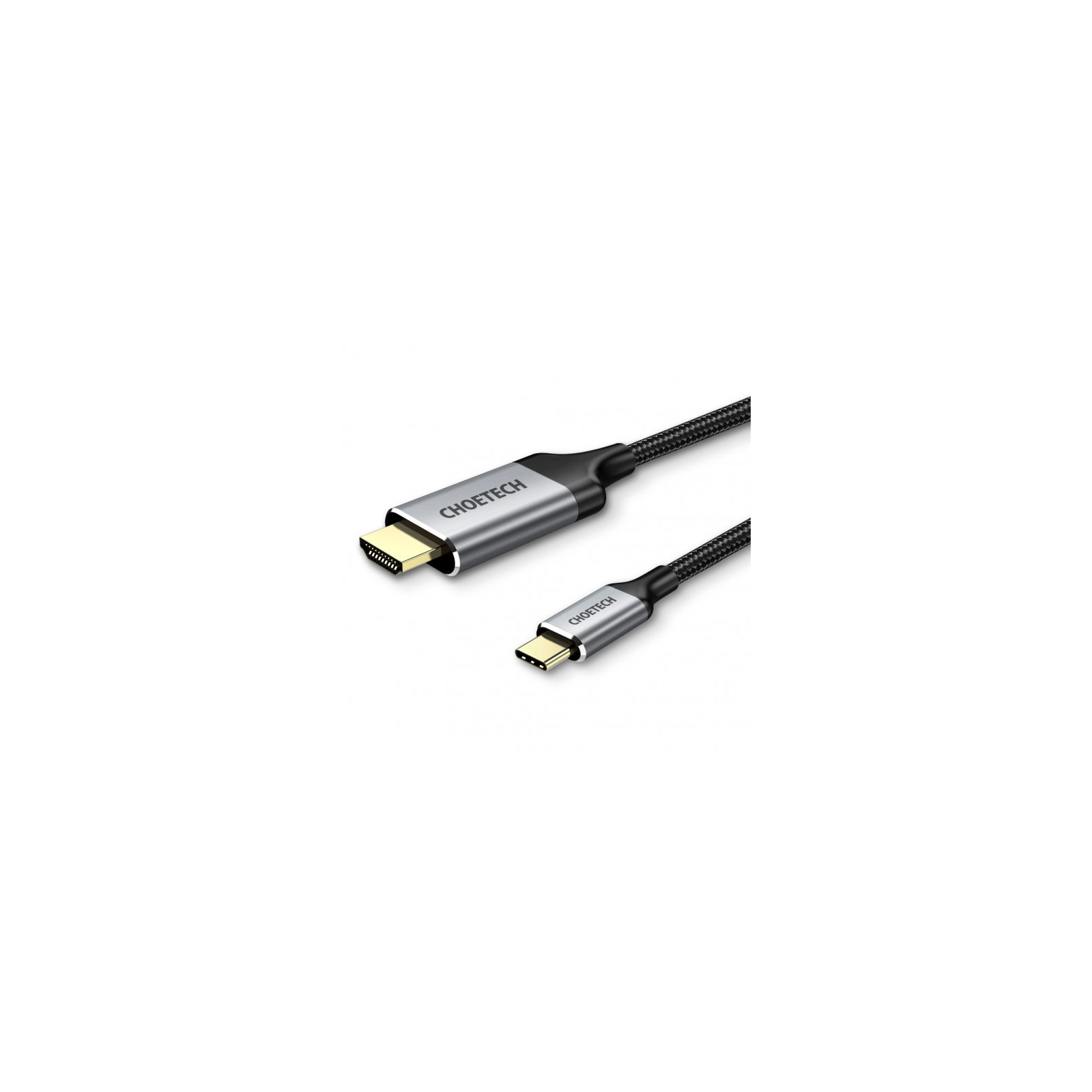 Кабель мультимедийный USB-C to HDMI 1.8m 4K 60Hz Choetech (CH0021-BK) изображение 2