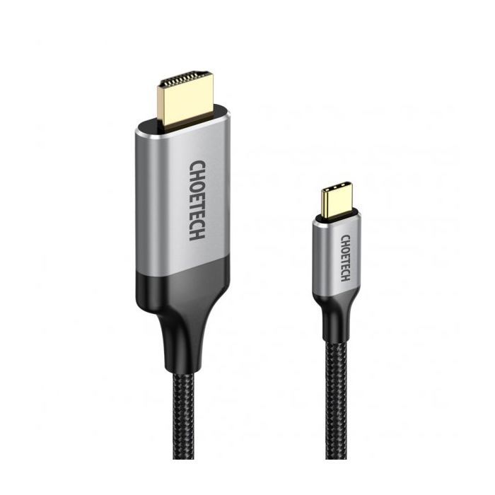 Кабель мультимедійний USB-C to HDMI 1.8m 4K 60Hz Choetech (CH0021-BK) зображення 3