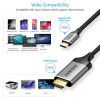 Кабель мультимедійний USB-C to HDMI 1.8m 4K 60Hz Choetech (CH0021-BK) зображення 6
