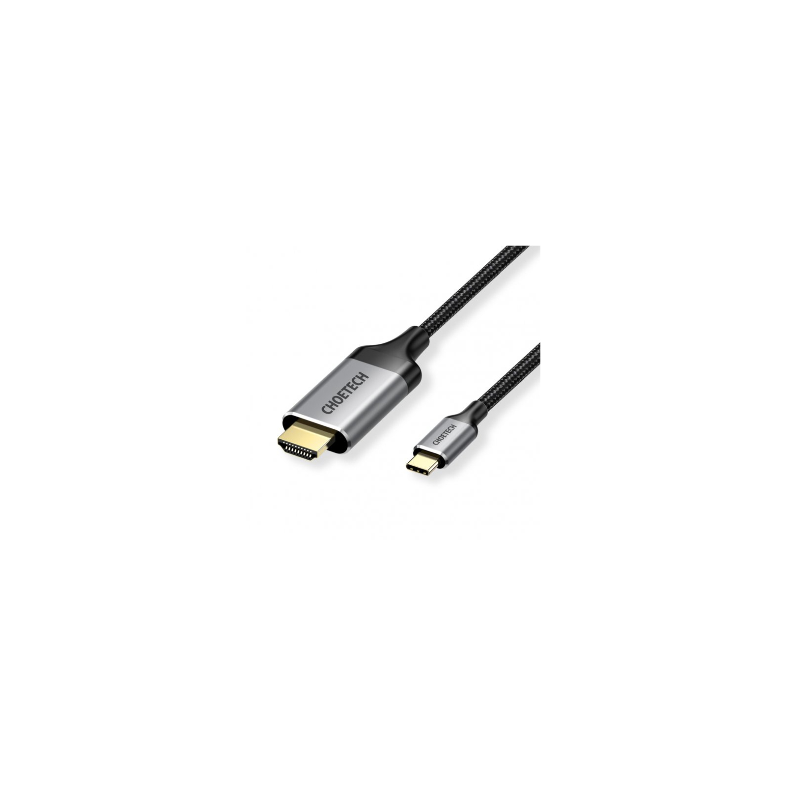 Кабель мультимедійний USB-C to HDMI 1.8m 4K 60Hz Choetech (CH0021-BK)