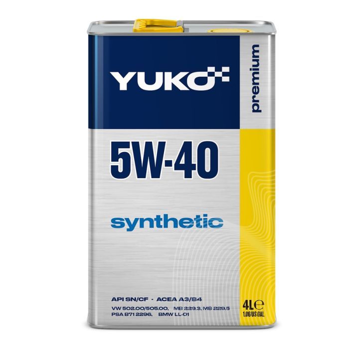 Моторное масло Yuko SYNTHETIC 5W-40 1л (4820070241150)