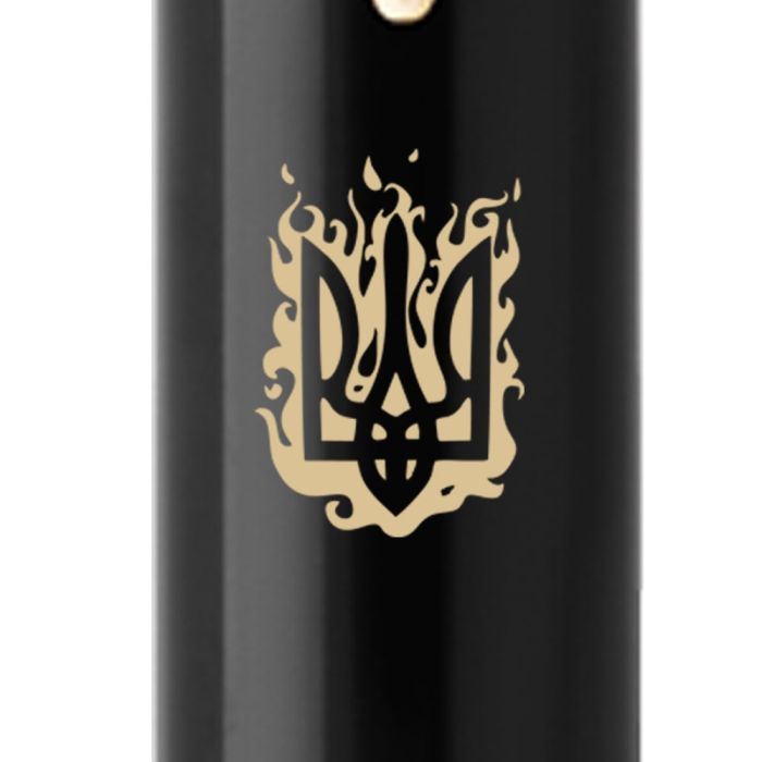 Ручка шариковая Parker IM 17 UKRAINE Black GT BP Огненный Трезубец (22032_T031y) изображение 2