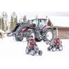 Веломобиль Falk Valtra S4 трактор на педалях с прицепом Красный (4000AB) изображение 3