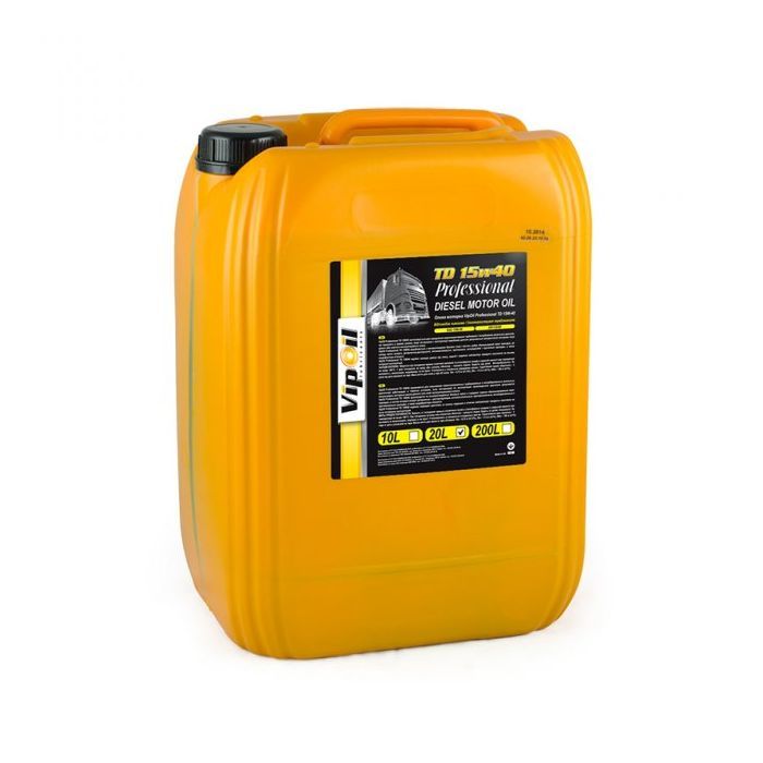 Моторна олива VIPOIL Professional TD 15W-40 CD/SF, 20л (0162851)