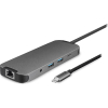 Концентратор Chieftec USB3.2 Type-C to HDMI/USB 3.2x2/RJ45/USB-C/SD/TF/PD 80W/Audio 9-in-1 DSC-901 (DSC-901)