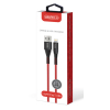 Дата кабель USB 2.0 AM to Lightning 1.2m CBRNYL1 Red Intaleo (1283126559471) зображення 4