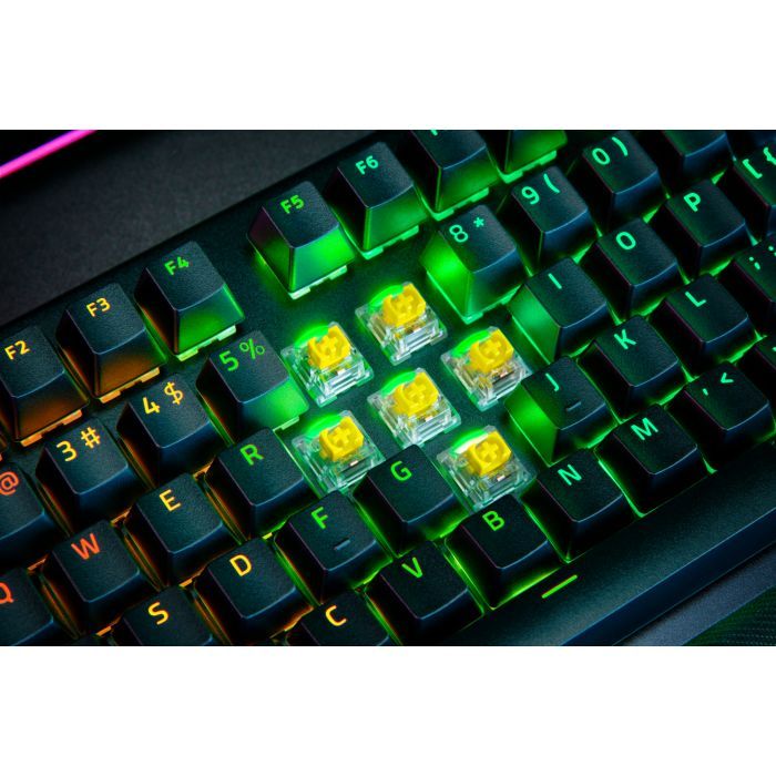 Клавиатура Razer BlackWidow V4 PRO Yellow Switch USB UA Black (RZ03-04681800-R3M1) изображение 6