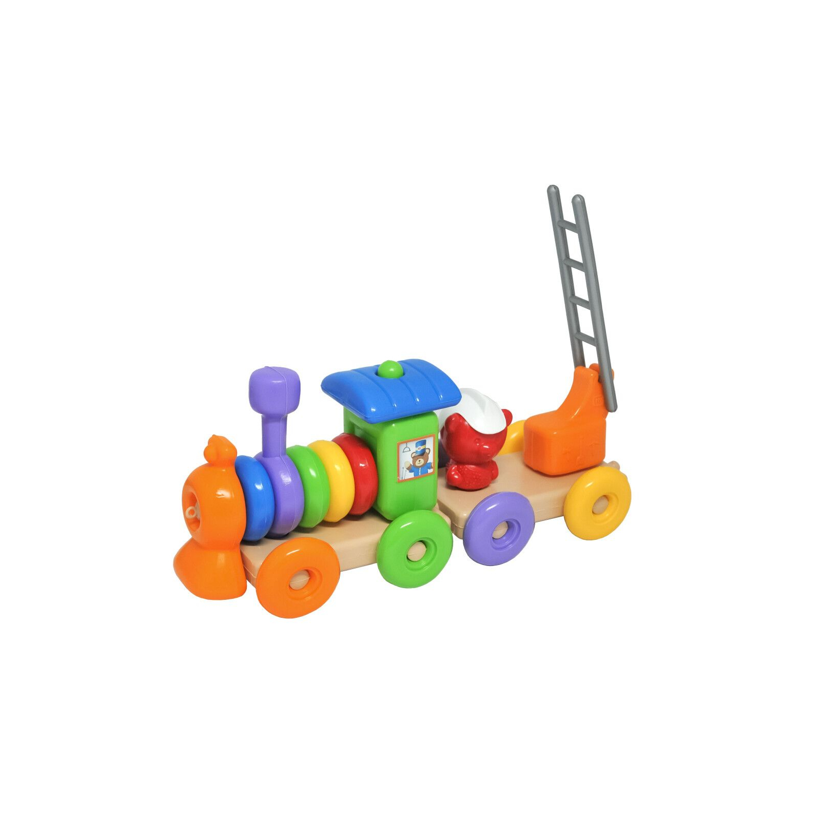 Розвиваюча іграшка Tigres Funny train 23 елемента (39771) зображення 2