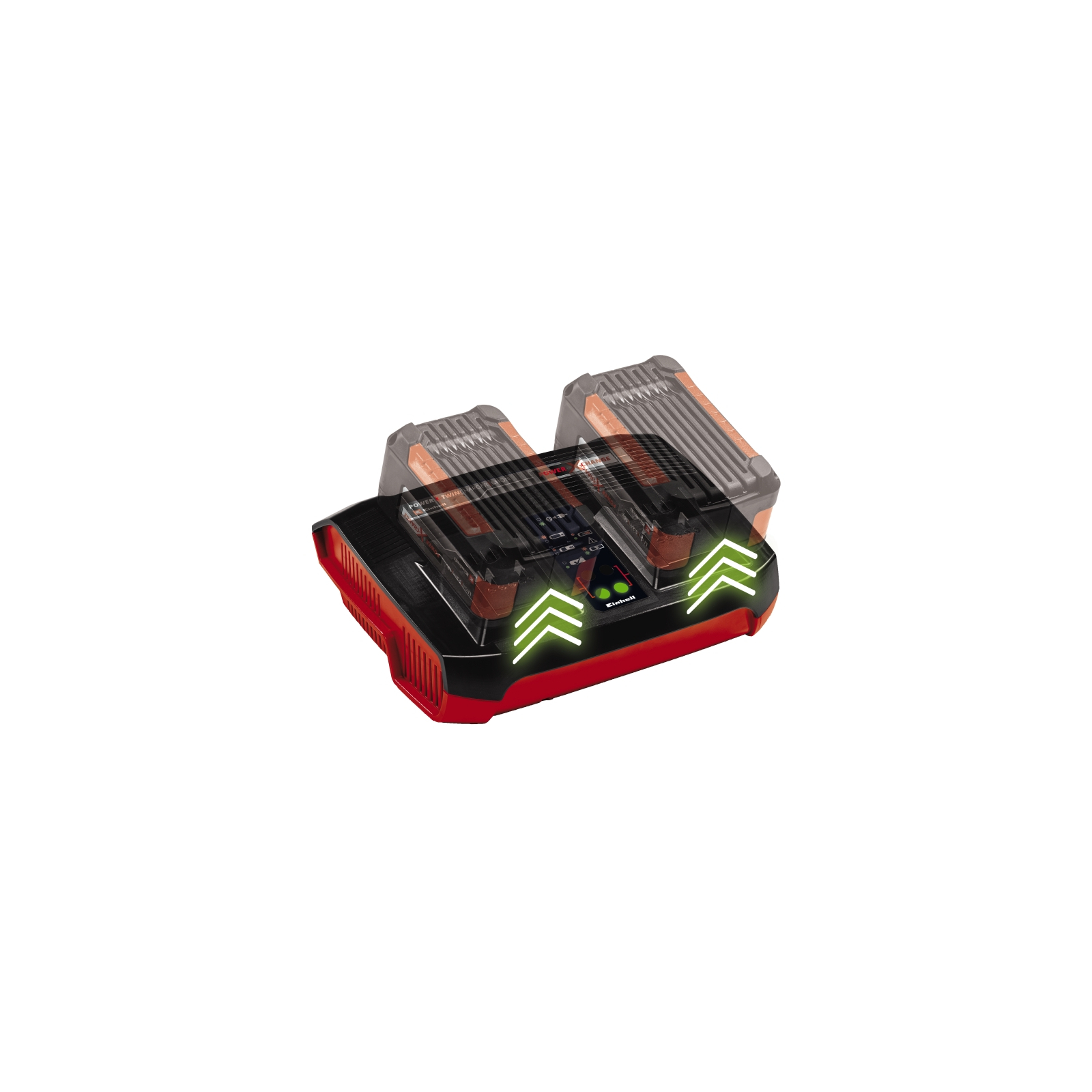 Набір акумулятор + зарядний пристрій Einhell 18V 2x4.0Ah Twincharger Kit (4512112) зображення 2